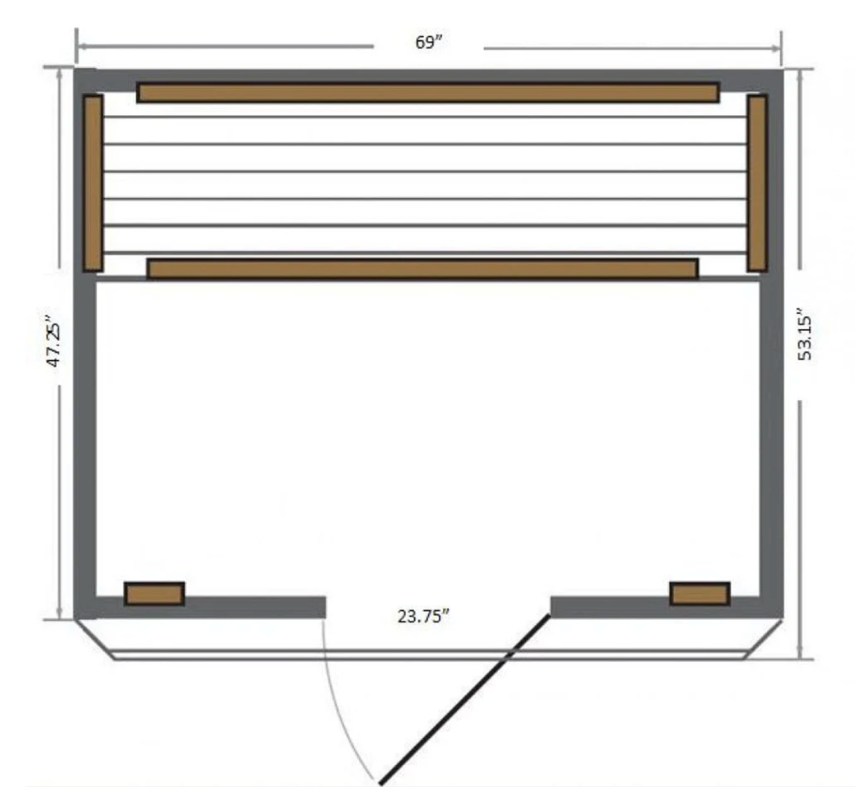 Sunray Sequoia 4-Person Indoor Infrared Sauna